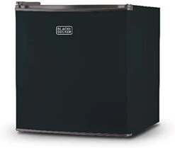 Black & Decker BCRK17B Compact Refrigerator Energy Star Single Door Mini Fridge With Freezer, 1.7 Cubic Feet, Black 20 Black & Decker BCRK17B Compact Refrigerator Energy Star Single Door Mini Fridge With Freezer, 1.7 Cubic Feet, Black -KitchenAid Shop 31ruuRp2JhL. AC