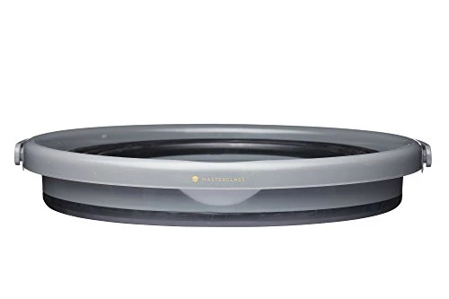 KitchenCraft Smart Space Collapsible Bucket, Black/Grey, 9 Litres 4 KitchenCraft Smart Space Collapsible Bucket, Black/Grey, 9 Litres - Image 2