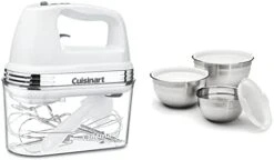 Cuisinart HM-90S Power Advantage Plus 9-Speed Handheld Mixer With Storage Case, White & CTG-00-SMB Stainless Steel Mixing Bowls With Lids, Set Of 3 16 Cuisinart HM-90S Power Advantage Plus 9-Speed Handheld Mixer With Storage Case, White & CTG-00-SMB Stainless Steel Mixing Bowls With Lids, Set Of 3 -KitchenAid Shop 31s6PneDiL. AC