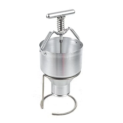 Doughnut Dispenser, 5L Manual Donut Depositor Food-Grade Aluminum Donut Maker Dropper Adjustable Thicknesses Mini Donut Press With Stand Donut Batter Dispenser For Restaurant And Kitchen 6 Doughnut Dispenser, 5L Manual Donut Depositor Food-Grade Aluminum Donut Maker Dropper Adjustable Thicknesses Mini Donut Press With Stand Donut Batter Dispenser For Restaurant And Kitchen - Image 4