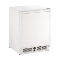 -Line U-29RW-00A 21 ADA Series Energy Star ADA Compliant Compact Refrigerator With 3.3 Cu. Ft. Capacity Built In Or Freestanding Door Shelves And Mechanical Dial Temperature Control: White With Reversible