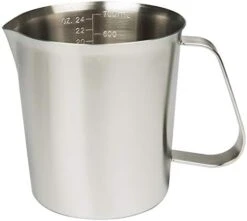 Measuring Cup, Stainless Steel Measuring Cup (16 Ounce/ 0.5 Liter- 2 Cup), Milk Frothing Pitcher, Steaming Pitcher, Milk Frothing Cup Jug With Marking With Handle For Espresso Machines, Latte Art -KitchenAid Shop 31sZ02XuNRL. AC