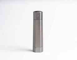 Mill Salt Grinder - Fast, Heavy-Duty Salt Mill With Unique Burr Grinder, Ten Grind Settings, Button-Enabled With Quick-release Cap