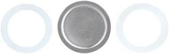 Stovetop Espresso Maker Replacement Silicone 10-12 Cup Size Gasket Seals And Filter Screen For Easyworkz Moka Pot -KitchenAid Shop 31sjQJlrSAL. AC 1