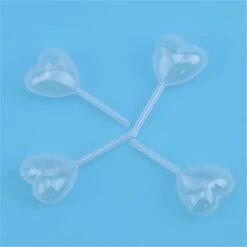 Rexcp 50PCS 4ml Mini Squeeze Transfer Cupcakes Pipettes-Heart Plastic Droppers For Cupcake,Dessert,Strawberries And Chocolate -KitchenAid Shop 31sja5OPLrL