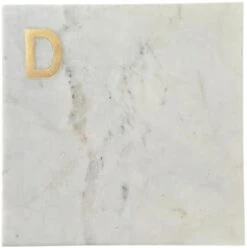 Monogram Marble Cheese Board, Hand Crafted Marble Cutting Board From White Marble Slab, Personalized Charcuterie Board With Brass Initial, Great Wedding Or House Warming Gifts, Letter S -KitchenAid Shop 31t3iyeZL. AC
