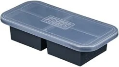 2-Cup Extra-Large Silicone Freezer Tray With Lid- 2 Pack - Makes 4 Perfect 2 Cup Portions - Freeze Soup, Stew, Sauce, Or Meals (2 Cup Tray, Aqua Color, Pack Of 2, With Lids) -KitchenAid Shop 31t3wLBvAeL. AC