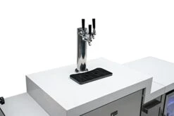 400-D90KEGBEV 90 Degree 32-Inch 4-Burner 78000 BTU Deluxe Stainless Steel Island Outdoor Kitchen Gas Barbecue Grill W/ Wine Cooler Beverage Refrigerator & 3 Beer Tap Kegerator Dispenser -KitchenAid Shop 31tXyeMM4xL