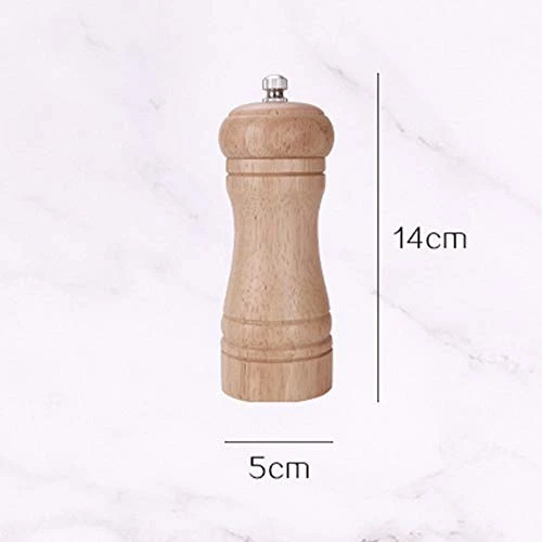 Manual Acrylic Pepper Mill Salt Grinder Wooden 5 Inches For Home Kitchen Restaurant Monther's Day 4 Manual Acrylic Pepper Mill Salt Grinder Wooden 5 Inches For Home Kitchen Restaurant Monther's Day - Image 2