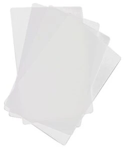 N' Funnel Food Service Grade Flexible Plastic Cutting Mat 4 Pack Made In The USA 18" X 12" BPA Free Dishwasher Safe