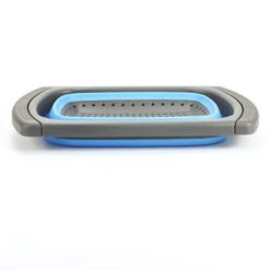 Over The Sink Collapsible Colander Kitchen Strainer Basket-Wash Vegetables And Fruits, Drain Cooked Pasta And Dry Dishes,6-Quart Capacity -Blue 17 Over The Sink Collapsible Colander Kitchen Strainer Basket-Wash Vegetables And Fruits, Drain Cooked Pasta And Dry Dishes,6-Quart Capacity -Blue -KitchenAid Shop 31uJNScGACL