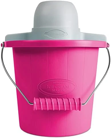 Electric Ice Cream Maker, 4 Quarts, Soft Serve Machine With Easy-Carry Handle For Ice Cream, Frozen Yogurt Or Gelato, Blue 8 Electric Ice Cream Maker, 4 Quarts, Soft Serve Machine With Easy-Carry Handle For Ice Cream, Frozen Yogurt Or Gelato, Blue - Image 6