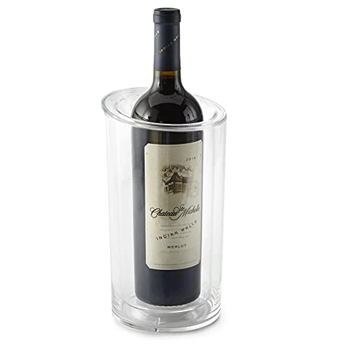 Huang Acrylic Clear Acrylic Double Wall Wine Bucket Or Champagne Chiller For Parties Or Dinner, Keep Wine Cold, Iceless Wine Cooler, Ideal Gift For Wine Lovers 3 Huang Acrylic Clear Acrylic Double Wall Wine Bucket Or Champagne Chiller For Parties Or Dinner, Keep Wine Cold, Iceless Wine Cooler, Ideal Gift For Wine Lovers