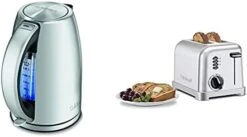 Cuisinart JK-17P1 Cordless-Electric-Kettle, 1.7-Liter, Stainless Steel & CPT-435P1 4-Slice Countdown Motorized Toaster, Stainless Steel -KitchenAid Shop 31utWbV9R1S. AC