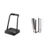 Yamazaki Home 2249 Tower Ladle Holder-Lid Stand For Utensils In Kitchen, Black 2248-P & YAMAZAKI Home 6785 Kitchen Multi Eco Stand-Multifunctional Plastic Bag Holder, One Size, Black -KitchenAid Shop 31vJy6PQlpL