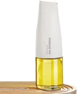 17oz Glass Olive Oil Dispenser, Oil And Vinegar Dispenser Set With Stainless Steel Pourers, Weighted Pourer, Drip Free Spout Oil Dispenser Bottle For Kitchen(White + Grey) 25 17oz Glass Olive Oil Dispenser, Oil And Vinegar Dispenser Set With Stainless Steel Pourers, Weighted Pourer, Drip Free Spout Oil Dispenser Bottle For Kitchen(White + Grey) -KitchenAid Shop 31vTB3d5HSL. AC