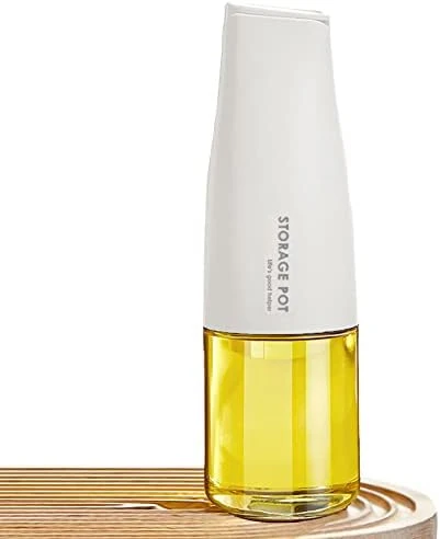 17oz Glass Olive Oil Dispenser, Oil And Vinegar Dispenser Set With Stainless Steel Pourers, Weighted Pourer, Drip Free Spout Oil Dispenser Bottle For Kitchen(White + Grey) 13 17oz Glass Olive Oil Dispenser, Oil And Vinegar Dispenser Set With Stainless Steel Pourers, Weighted Pourer, Drip Free Spout Oil Dispenser Bottle For Kitchen(White + Grey) - Image 11