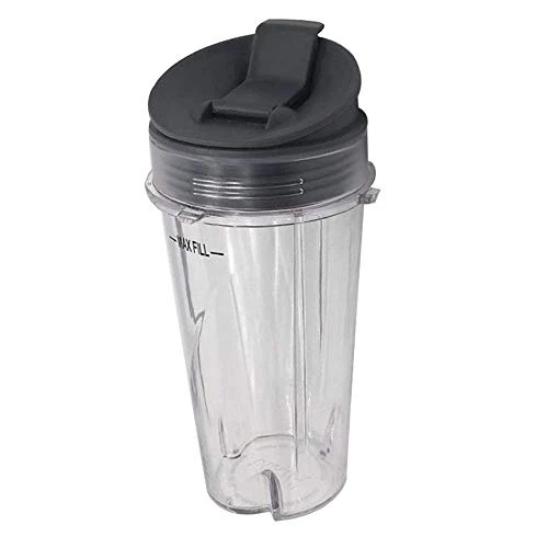 Two Pack 16-Ounce (16 Oz.) Cup With Sip & Seal Lid Fit For Nutri Ninja Blender Series With BL660/BL663/BL663CO/BL665Q/BL771/BL773CO/BL780/BL780CO/BL810/BL820/BL830/QB3000/QB3000SSW/QB3004/QB3005 6 Two Pack 16-Ounce (16 Oz.) Cup With Sip & Seal Lid Fit For Nutri Ninja Blender Series With BL660/BL663/BL663CO/BL665Q/BL771/BL773CO/BL780/BL780CO/BL810/BL820/BL830/QB3000/QB3000SSW/QB3004/QB3005 - Image 4