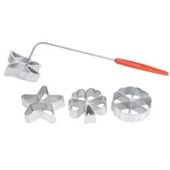 Cake Printing Pastry Mold, 4Pcs Dessert Mould Cake Printing Pastry Mold Biscuit Dessert Maker Waffle Model Set Baking Accessories, Flower Butterfly Star Shape -KitchenAid Shop 31vjqntAwyL