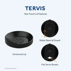 Tervis DC Comics Batman Logo Made In USA Double Walled Insulated Tumbler Travel Cup Keeps Drinks Cold & Hot, 16oz, Black Lid -KitchenAid Shop 31vpg9j6PrL