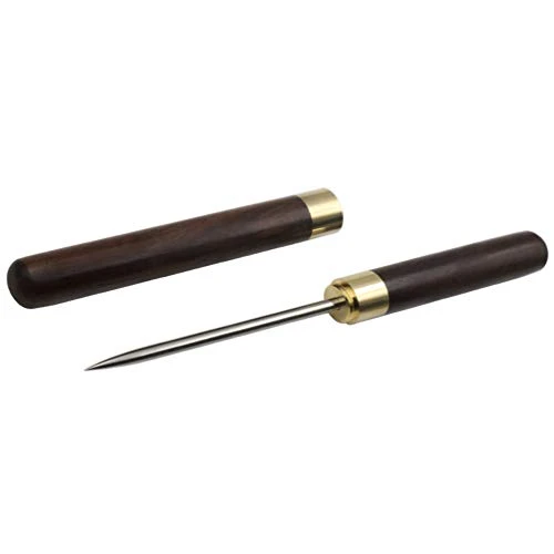 9" Ice Picks Stainless Steel Wooden Handle With Cover For Kitchen, Bars, Bartender,Picnics, Camping, And Restaurant (Black Sandal Wood) 6 9" Ice Picks Stainless Steel Wooden Handle With Cover For Kitchen, Bars, Bartender,Picnics, Camping, And Restaurant (Black Sandal Wood) - Image 4