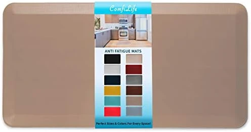 Anti Fatigue Floor Mat – 3/4 Inch Thick Perfect Kitchen Mat, Standing Desk Mat – Comfort At Home, Office, Garage – Durable – Stain Resistant – Non-Slip Bottom (20" X 32", Black) 15 Anti Fatigue Floor Mat – 3/4 Inch Thick Perfect Kitchen Mat, Standing Desk Mat – Comfort At Home, Office, Garage – Durable – Stain Resistant – Non-Slip Bottom (20" X 32", Black) - Image 13