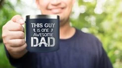 Gifts For Dad From Daughter, Son For Fathers Day - Dad Gifts From Daughter, Son - Cool Gifts For Dad, Husband, Men, Grandpa - New Dad Gifts - Men Gifts - Dad Birthday Gift - Funny Dad Mug 14 Oz, Navy -KitchenAid Shop 31w9f1OJ8lL