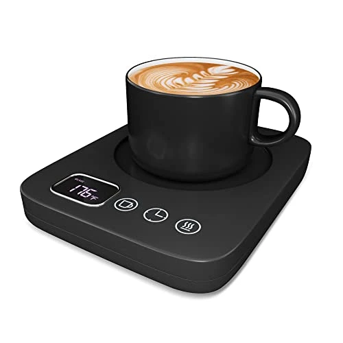 NIGMA Coffee Mug Warmer For Desk, Electric Cup Candle Warmer With Auto Shut Off, Smart Kitchen Gadget For Heating Coffee, Tea, Hot Chocolate, And Milk (No Cup, Black) 3 NIGMA Coffee Mug Warmer For Desk, Electric Cup Candle Warmer With Auto Shut Off, Smart Kitchen Gadget For Heating Coffee, Tea, Hot Chocolate, And Milk (No Cup, Black)