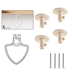 Stand Mixer Attachment Holders,4 Pack Kitchen Accessory Organizer Compatible With Kitchenaid Mixer Attachments,kitchen Mixers Accessories,Dough Hook For Kitchenaid Stand Mixer