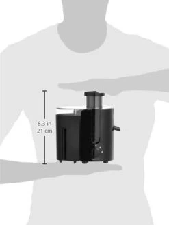 Amazon Basics Wide-Mouth, 2-Speed Centrifugal Juicer With Juice Jug And Pulp Container, Black -KitchenAid Shop 31wQsTdTBZL