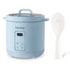 Wit Mini Rice Cooker, 2 Cups Uncooked Rice Cooker Small With Glass Cover, 1.2L Portable Non-Stick Small Rice Cooker, Smart Control Rice Maker With 24H Delay Start & Keep Warm, Blue -KitchenAid Shop 31wpbPCn9jL