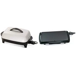Presto 06850 16-inch Electric Skillet & 07047 Cool Touch Electric Griddle