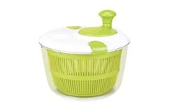 Large Salad Spinner Vegetable And Fruit Cleaner – Quick And Easy Lettuce Spinner Veggie Dryer, Fruit Washer –Smart Lock Lid With Brake – Compact Storage And Easy Draining