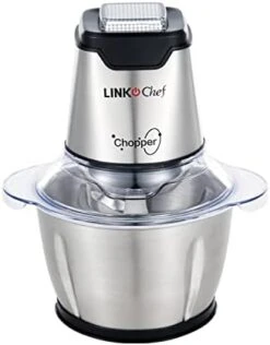 Food Chopper, 5 Cup Food Processor Mini Electric, 250W Meat Grinder With 4 Bi-Level Blades, Small Stainless Steel Mincer For Kitchen, Vegetable, Onion, Garlic, Salad, Baby Food, Fruit, Nuts -KitchenAid Shop 31xFqRCnqqL. AC