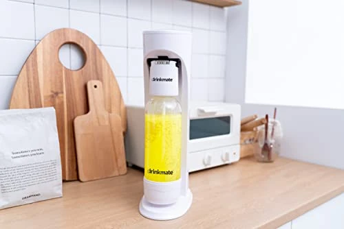 OmniFizz Sparkling Water And Soda Maker, Carbonates Any Drink Without Diluting It, CO2 Cylinder Not Included (Classic White) 6 OmniFizz Sparkling Water And Soda Maker, Carbonates Any Drink Without Diluting It, CO2 Cylinder Not Included (Classic White) - Image 4