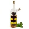 Glass Olive Oil And Vinegar Dispenser, A Beautiful Addition To Any Kitchen And Dinnerware Set With Cork Base.