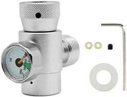 Soda Refill Adapter CO2 Filling Station Adapter CO2 Filling Tank Cylinder Filling Adapter Connector Kit For CO2 Inflators Soda Quick Adapter (Color : Black Without Meter) -KitchenAid Shop 31xSfO8UrEL. AC