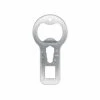 4 In 1 Keychain Beer Bottle Opener, Portable Durable Stainless Steel Beer Opener, Gift For Men Father Husband Boyfriend, Silver 1 Pack