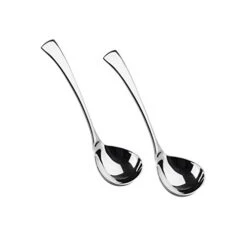 7.6inch Gravy Ladle Small Ladle 18/10 Stainless Steel Soup Ladle, Set Of 2