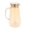 54Oz Glass Pitcher With Lid Iced Tea Pitcher Water Jug Hot Cold Water Ice Tea Wine Coffee Milk And Beverage Carafe