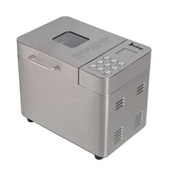 NC ZOKOP BM8205 Bread Machine,2LB Stainless Steel Programmable Bread Maker Machine With Exhaust Funnel And Powerful DC Motor 110V 550W US Plug
