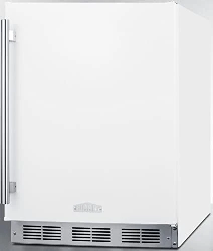 Summit Appliance SBC58WHBIADANK 24" Wide Built-in Undercounter ADA Height Commercially Listed Kegerator In White W/o Tapping Equipment, Stainless Steel Handle, Auto Defrost, Adjustable Thermostat 4 Summit Appliance SBC58WHBIADANK 24" Wide Built-in Undercounter ADA Height Commercially Listed Kegerator In White W/o Tapping Equipment, Stainless Steel Handle, Auto Defrost, Adjustable Thermostat - Image 2