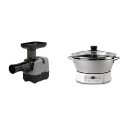 Ball FreshTECH HarvestPro Sauce And Salsa Maker & FreshTECH Automatic Jam And Jelly Maker, Silver