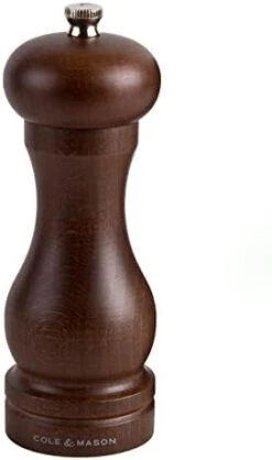 Cole & Mason 12.5-inch Forest Capstan Pepper Mill - Adjustable Pepper Grinder - Refillable Spice Tools - Hand Wash Kitchen Tools - Beech Wood -KitchenAid Shop 31yDTyHb6XL. AC