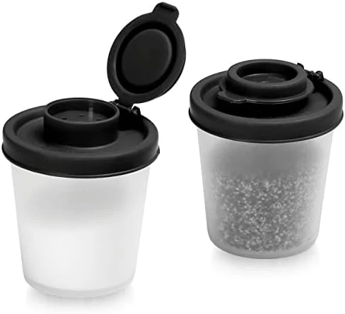Alt And Pepper Shakers Moisture Proof Set Of 2 Large Salt Shaker To Go Camping Picnic Outdoors Kitchen Lunch Boxes Travel Spice Set Clear With Black Lids Plastic Airtight Spice Jar Dispenser 11 Alt And Pepper Shakers Moisture Proof Set Of 2 Large Salt Shaker To Go Camping Picnic Outdoors Kitchen Lunch Boxes Travel Spice Set Clear With Black Lids Plastic Airtight Spice Jar Dispenser - Image 9
