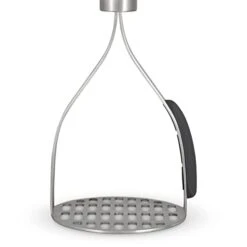 Ulinare Naturals C70008 Masher | Sustainable Bamboo/Stainless Steel | (L)270mm X (W)105mm | Manual Hand Held Mashing Tool/Kitchen Utensil | Metal Masher/Includes Pan Scraper | Not Dishwasher Safe -KitchenAid Shop 31yKh1OAdoL