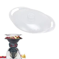 BigKing Steaming Pan Cove, Kitchen Food Processor Robot Lid PC Heat Resistance Steaming Pan Cover For TM6 TM5 TM31