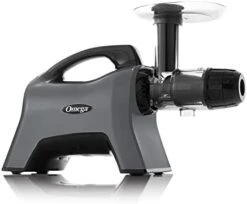 Omega MM1500GY Masticating Juicer, Cold Press Juicer Machine For Celery With Adjustable Dial, 200-Watt, Silver -KitchenAid Shop 31yi2i53d2L. AC