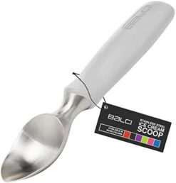 Ice Cream Scoop - Heavy Duty Stainless Steel Icecream Scooper With Non-Slip Rubber Grip - Professional Metal Ice-Cream Spade - Dishwasher Safe – Black -KitchenAid Shop 31zBKrIzhvL. AC
