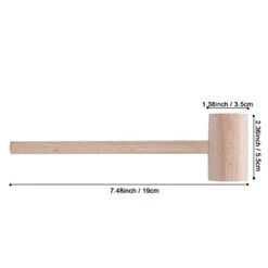 16 PCS Wooden Crab Mallets Natural Hardwood Lobster Hammers -KitchenAid Shop 31zDfo23WZL